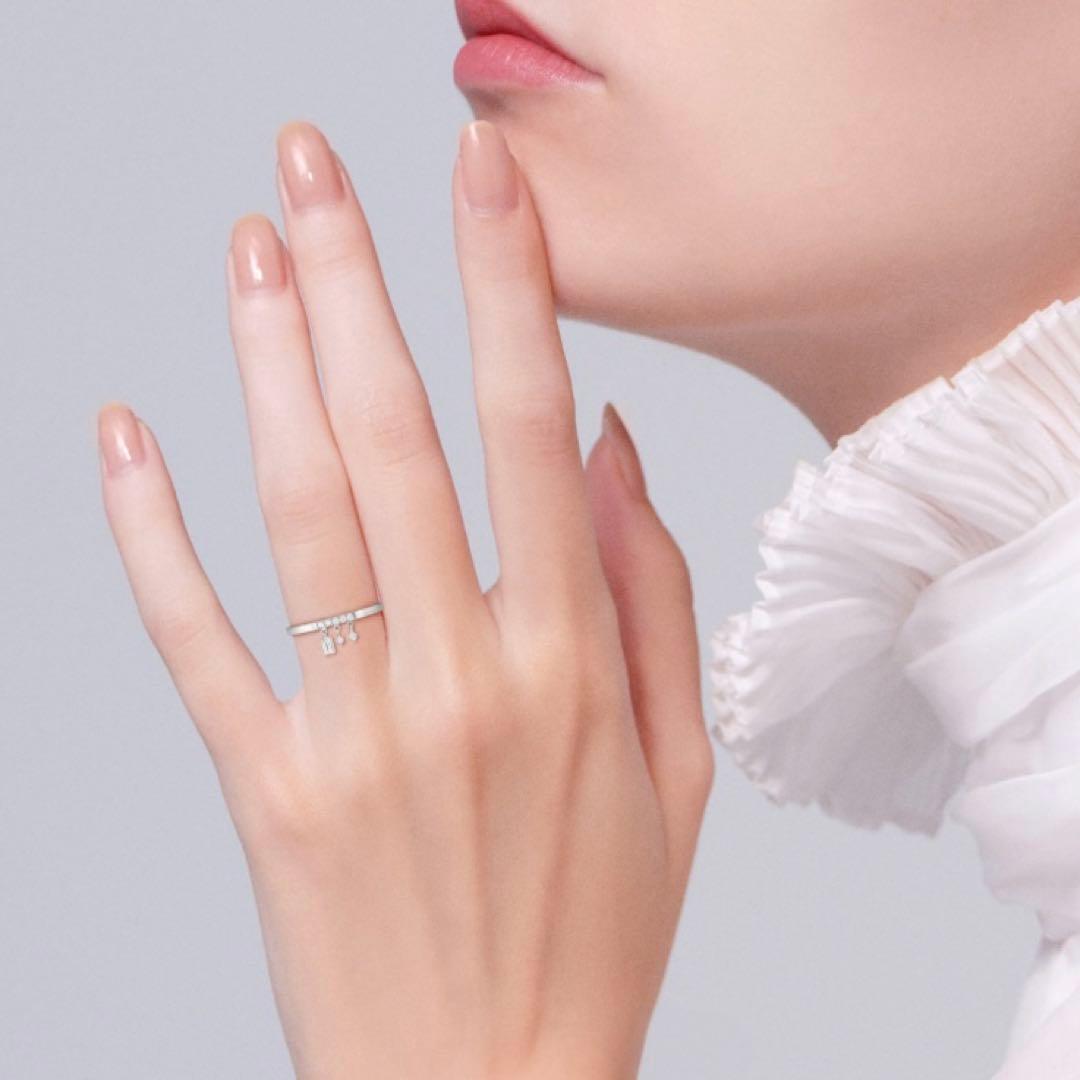 AHKAH シャンデリアスウェイプチ リング シルバー （最終お値下げ