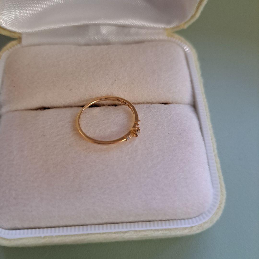 agete♡K18リング(NOJESS AHKAH 4℃ ete好きな人) - メルカリ