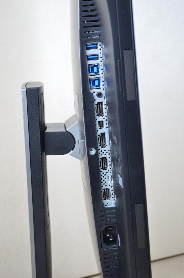 2台　超狭額　DELL　25型　UP2516D　WQHD　HDMI　回転　IPS