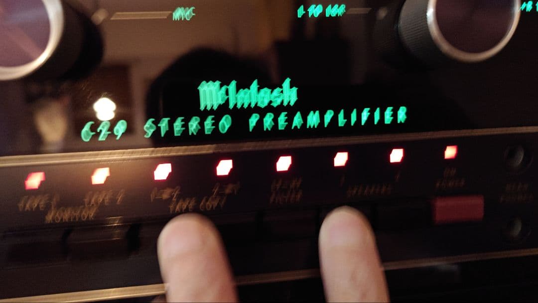 g*i様 McIntosh C29 ステレオプリアンプ 本体(不完動品)