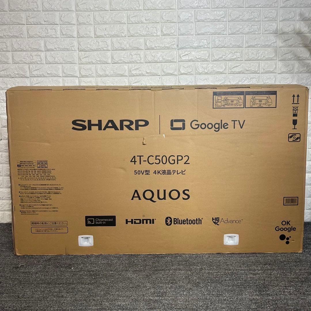 SHARP 4K液晶テレビ 4T-C50GP2 50V型 2025年製 D106