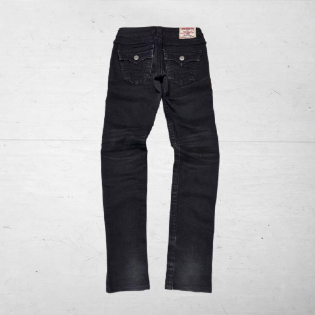True Religion スキニーデニム USA製 ブラックデニム y2k - メルカリ