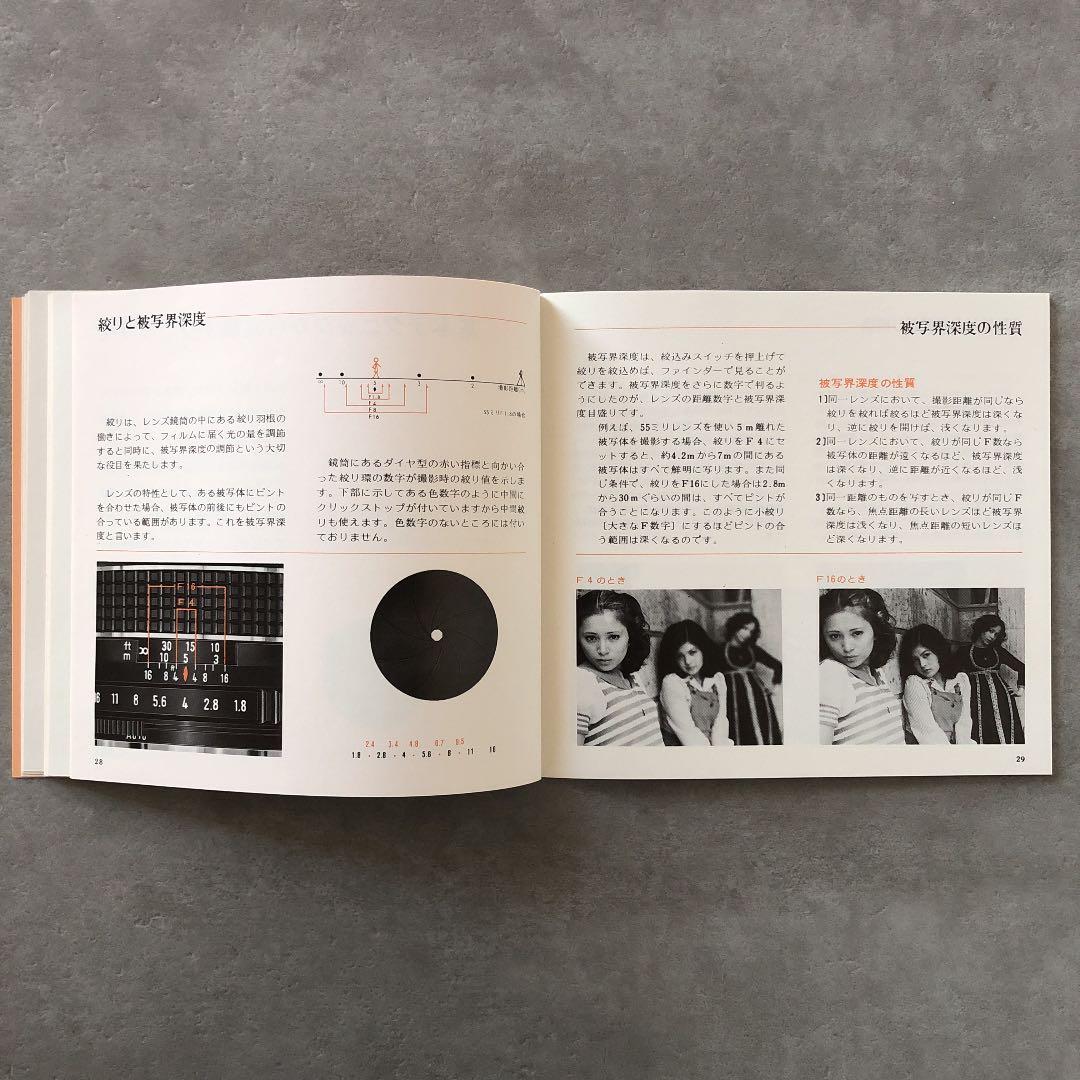 アサヒペンタックス　一眼レフフイルムカメラSPII 使用説明書1976年　B