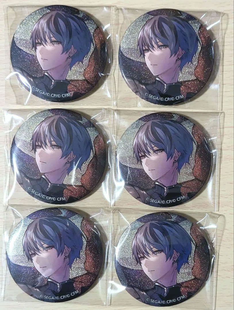 プロセカ 青柳 冬弥 vol. 28C グリッター缶バッジ グリ缶 6個セット