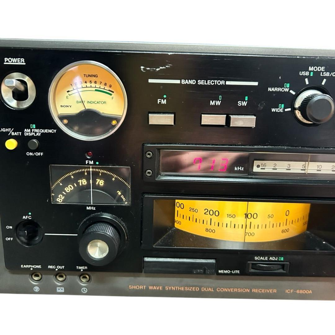 SONY ソニー　ICF-6800A　（FM/中波/短波/BCLラジオ）