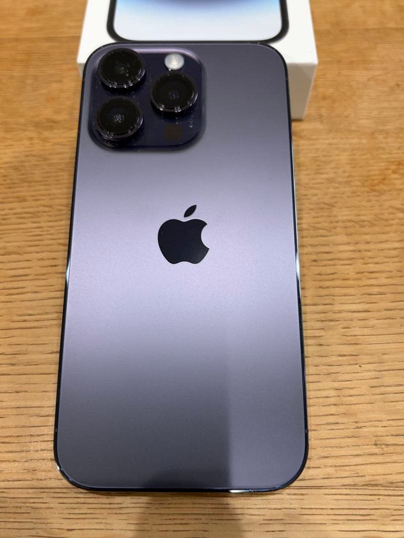 iPhone 14pro 256GB ディープパープル　coach ケース