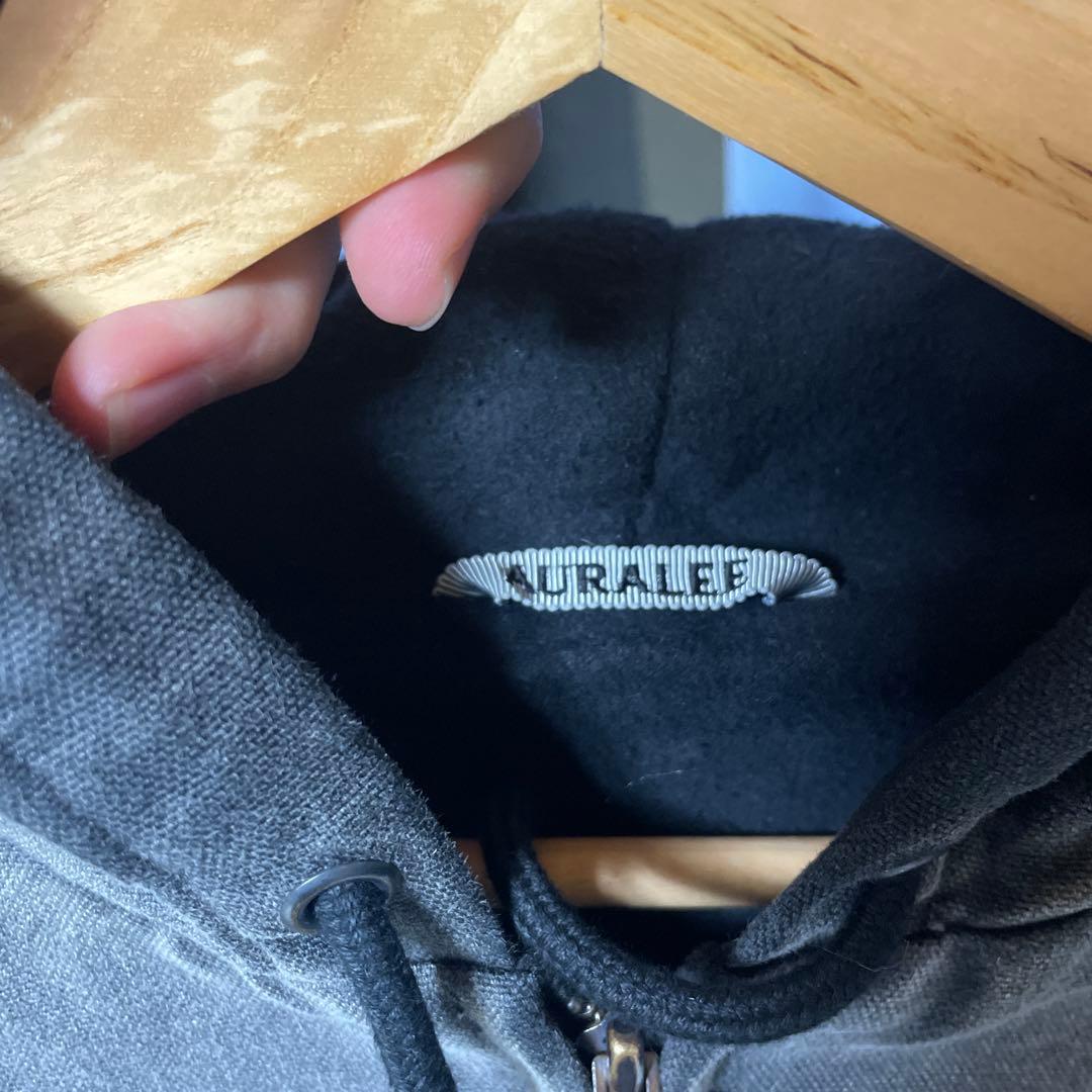 AURALEEオーガニックコットン ダック ショートジップパーカ 定価81400