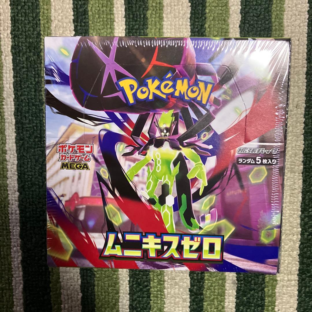 ポケモンカード　ムニキスゼロ　シュリンク付き　BOX　1箱 シュリンクあり）ポケモンカードゲーム MEGA 拡張パック ムニキスゼロ