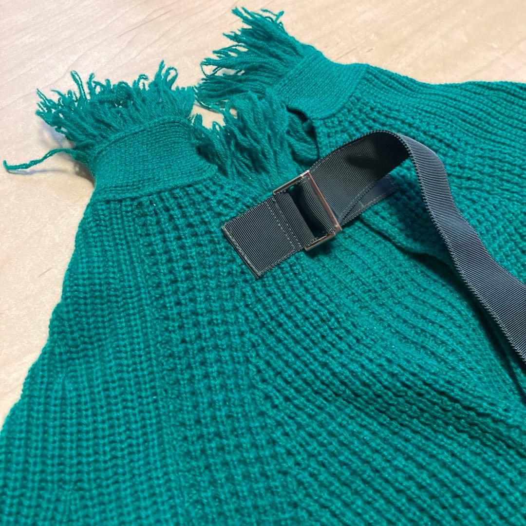 値下げ！sacai フリンジニット 完売品！ - メルカリ