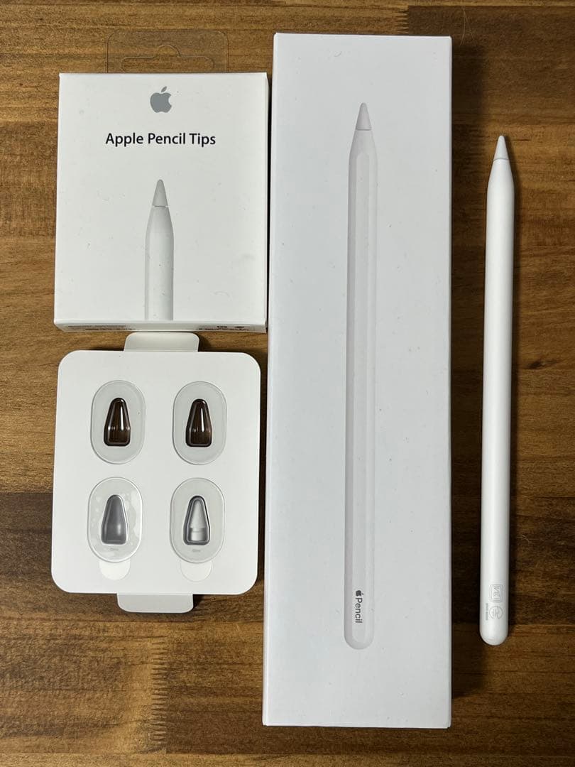 Apple Pencil 第2世代 純正品+ 純正ペン先1個 Amazon.co.jp: Apple Pencil 2 / 1 ペン先 チップ 替芯 1個入り 純正