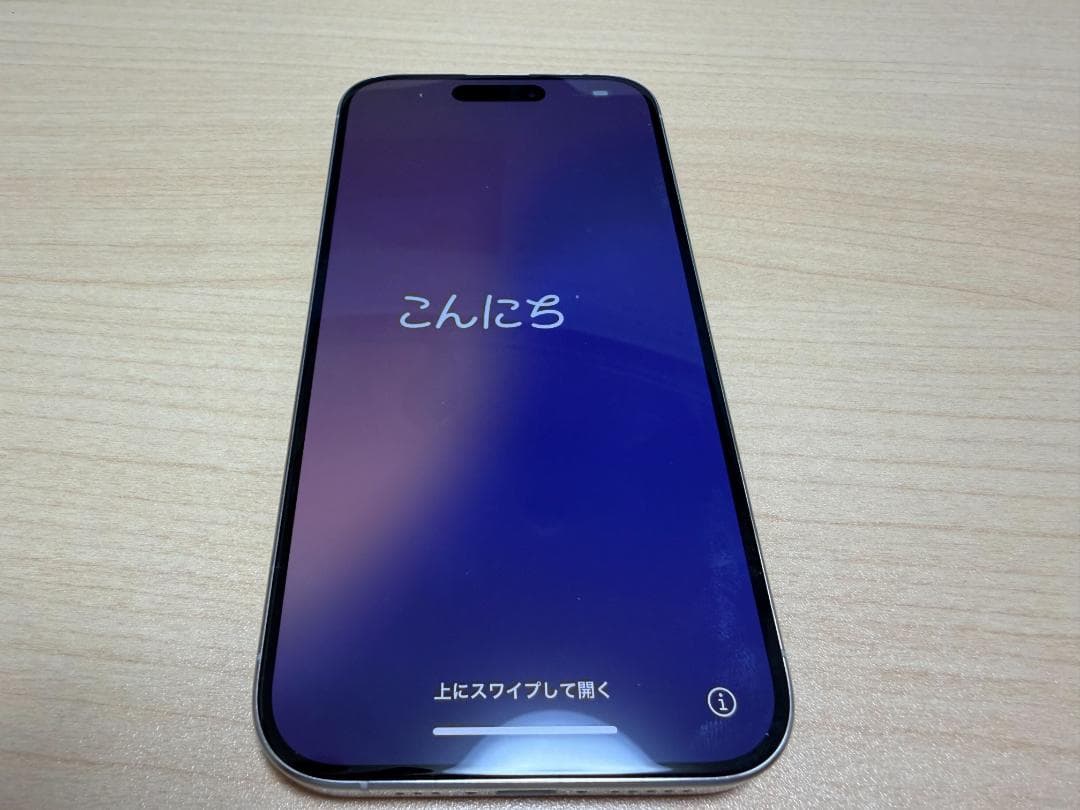 【ジャンク, 電池91%】 iPhone 15 PRO 512GB ホワイトチタ