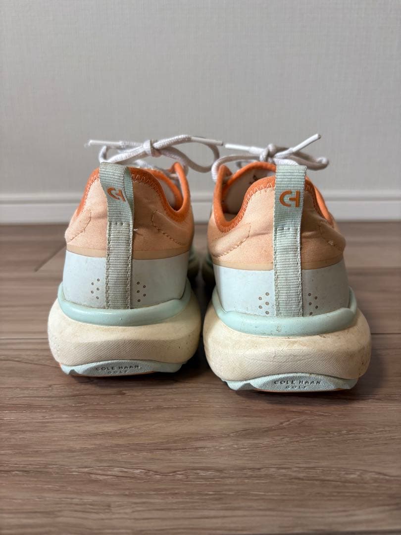 ココ様専用 コールハーン ゴルフシューズ 24.5 7 1/2ホワイト/オレンジ