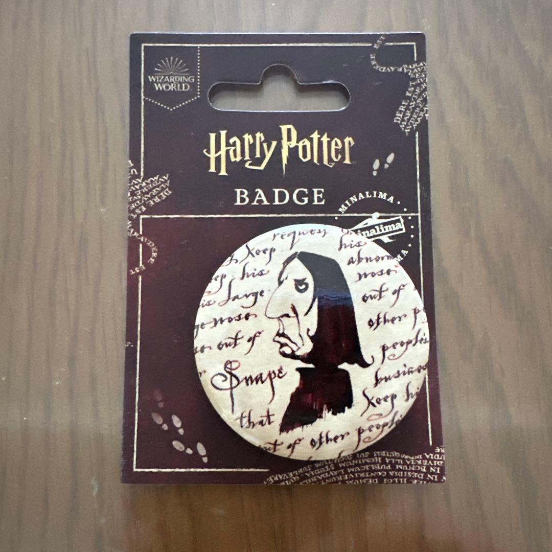 ハリーポッタースタジオツアー 東京 スネイプ 缶バッジ - メルカリ