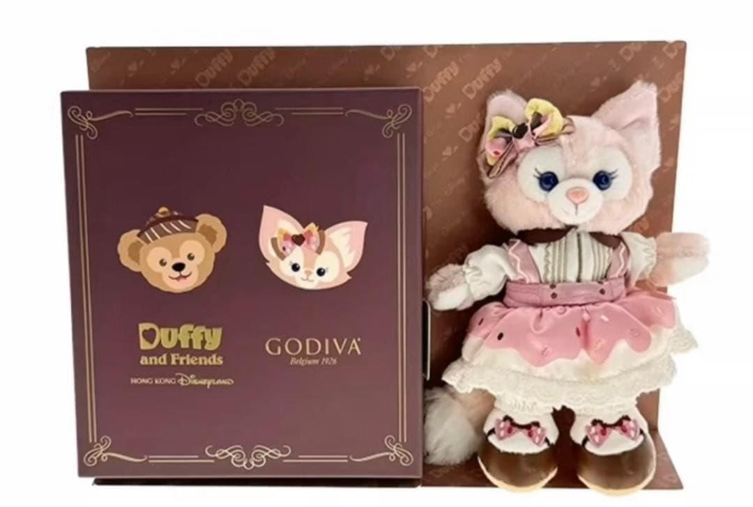 希少】香港ディズニー数量限定品☆ リーナベルぬいば×GODIVAチョコ