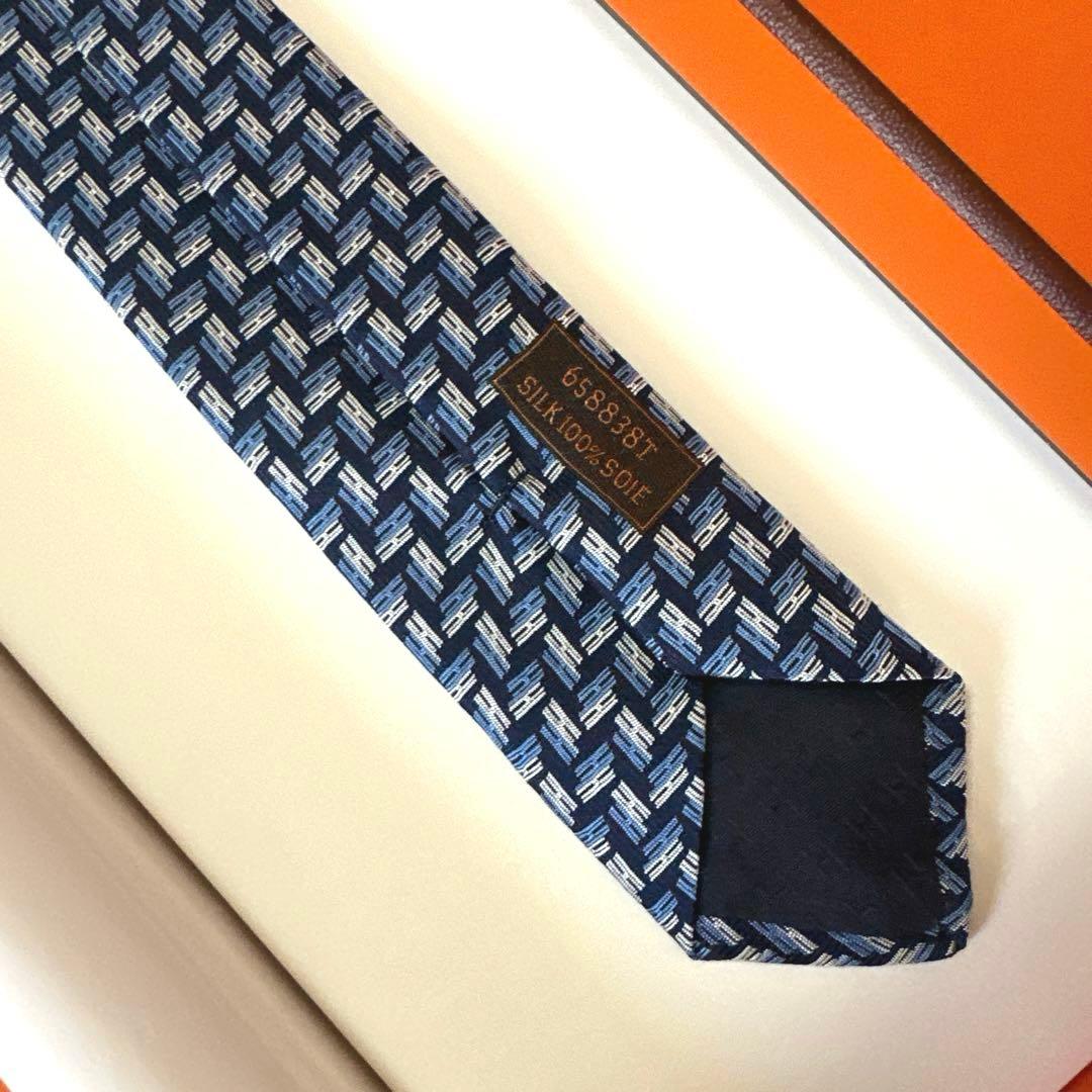 エルメス ネクタイ《ドゥブルH 》新品 未使用