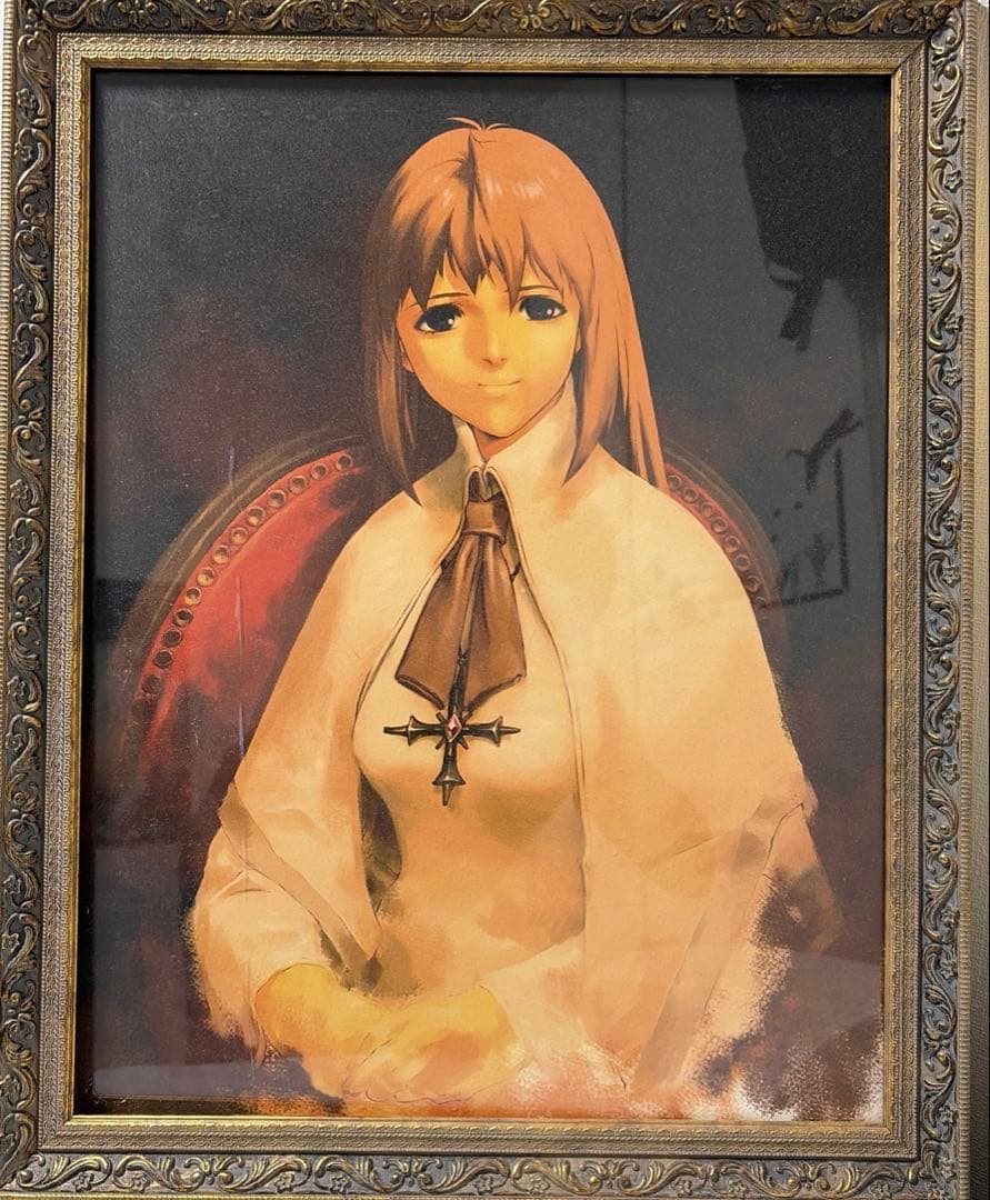 ゼノギアス ソフィア肖像画 田中久仁彦 直筆サイン ゼノギアス』ラカンが描いた「ソフィア肖像画」が商品化。初回生産分に