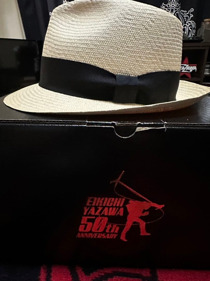 最終値下げ☆矢沢永吉☆ パナマハット Msize - メルカリ