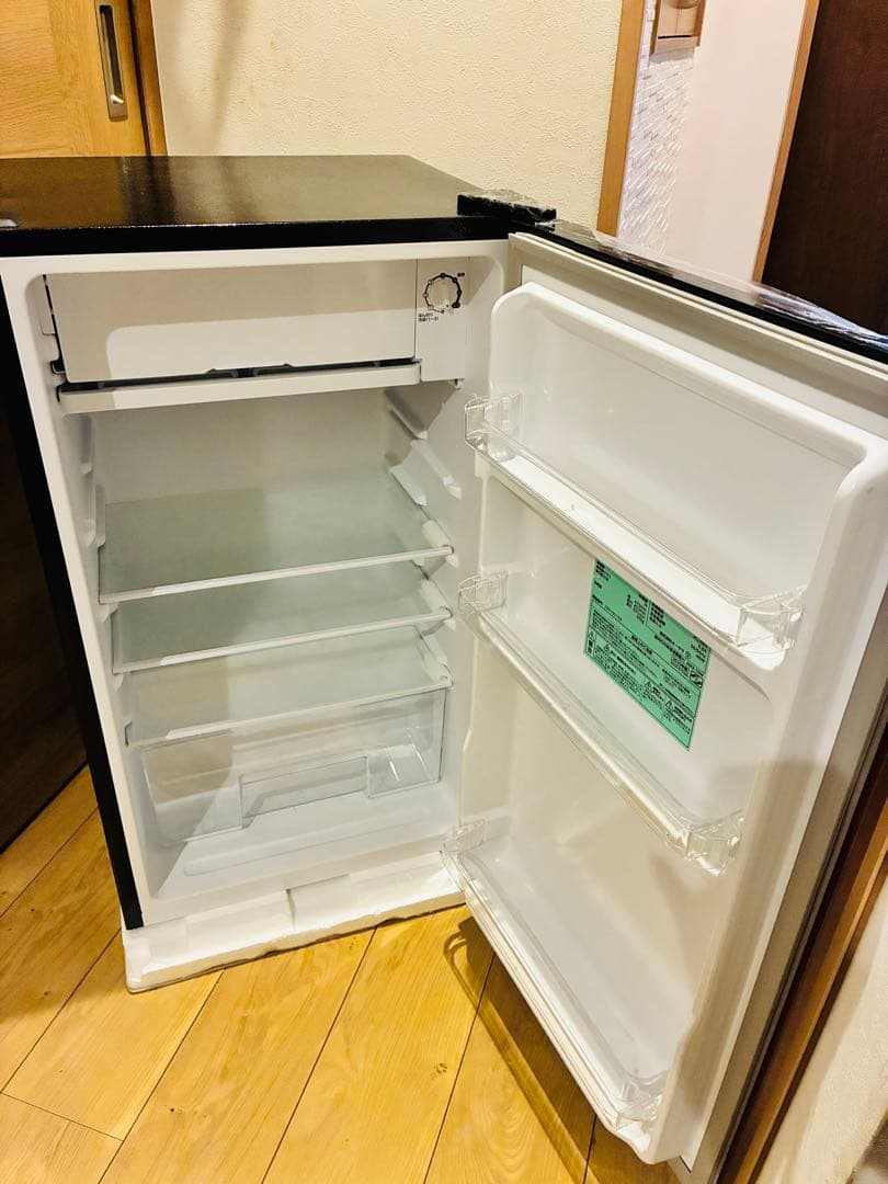 【超美品 2025年製】冷蔵庫 92L ウッド調 アイリスオーヤマ 一人暮らし