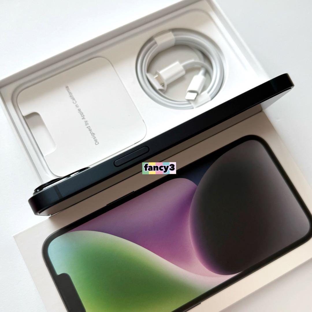 美品★１２８ＧＢ★ミッドナイト/iphone14★SIMフリー