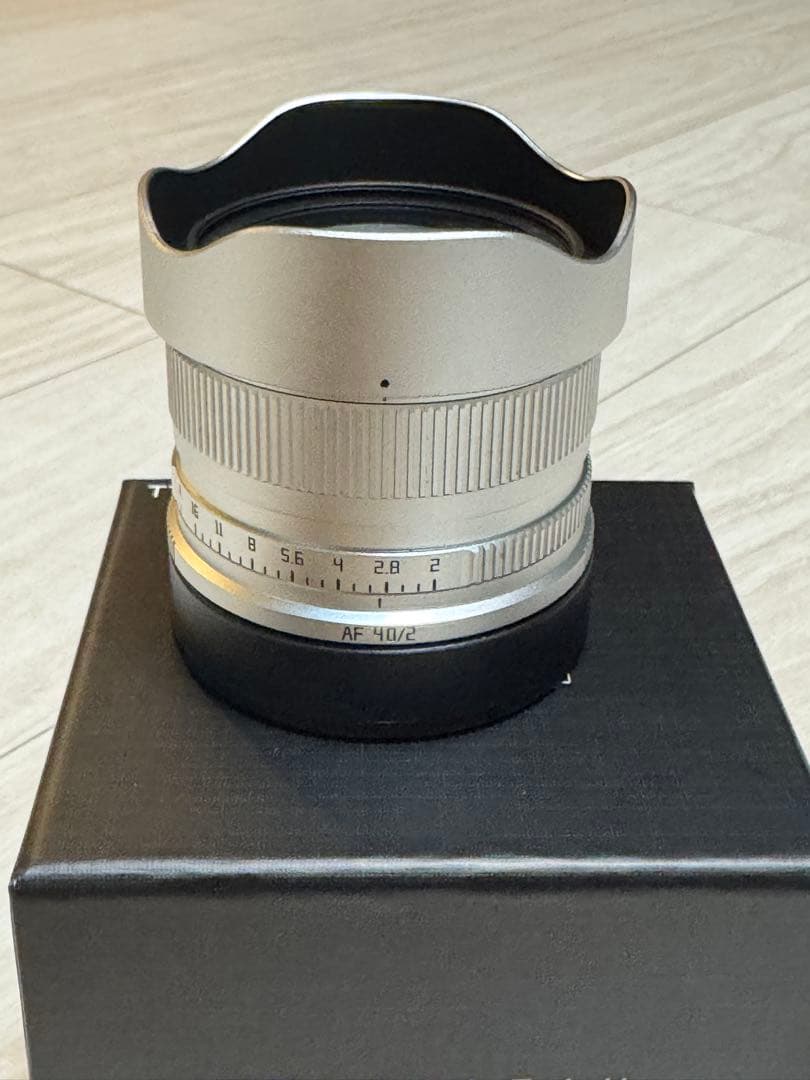 【ほぼ新品】TTARTISAN AF 40mm F2 シルバー　Lマウント