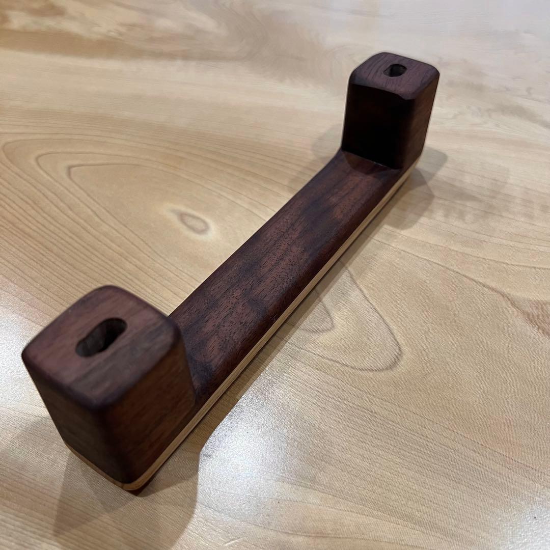 木製アシストグリップ(ウォルナット&チェスナット) ハイエース Aピラー