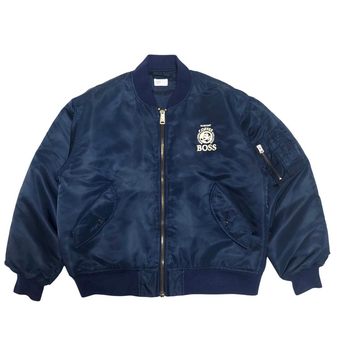 90s サントリー BOSS ボスジャン MA-1 初代 フライトジャケット - メルカリ