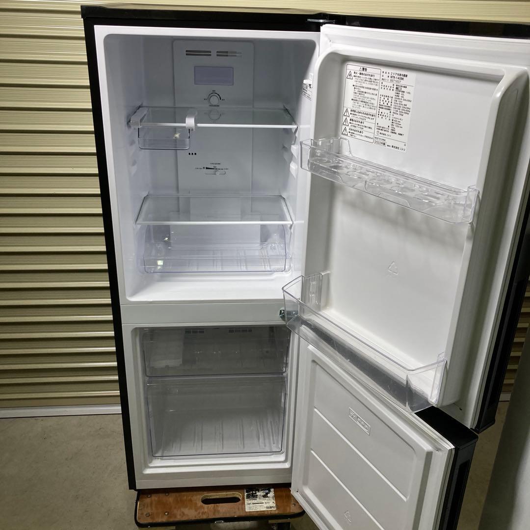 美品！ニトリ 140L 2ドア冷蔵庫 NTR-140BK 2022年製