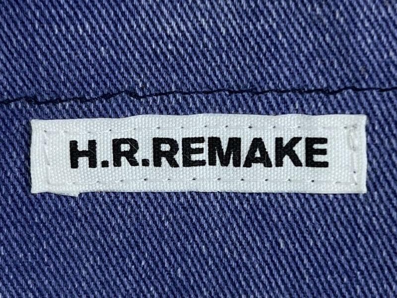 一点モノ H.R.REMAKE 解体 再構築 レザー デニム トート バッグ