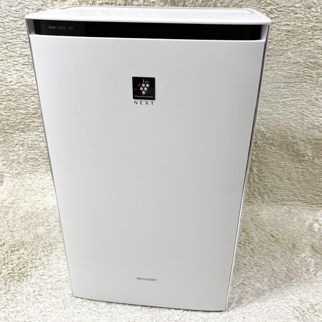 【美品】シャープ プラズマクラスター NEXT KI-PX100-W 空気清浄機 加湿空気清浄機 プラズマクラスターNEXT ホワイト系 KI-PX100-W [適用