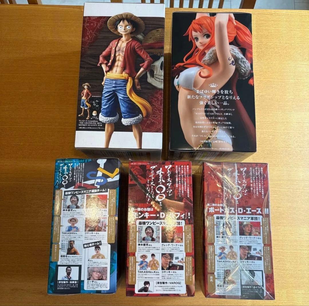 ワンピース プライズ 人気フィギュア5点 新品未開封セット‼️ - メルカリ