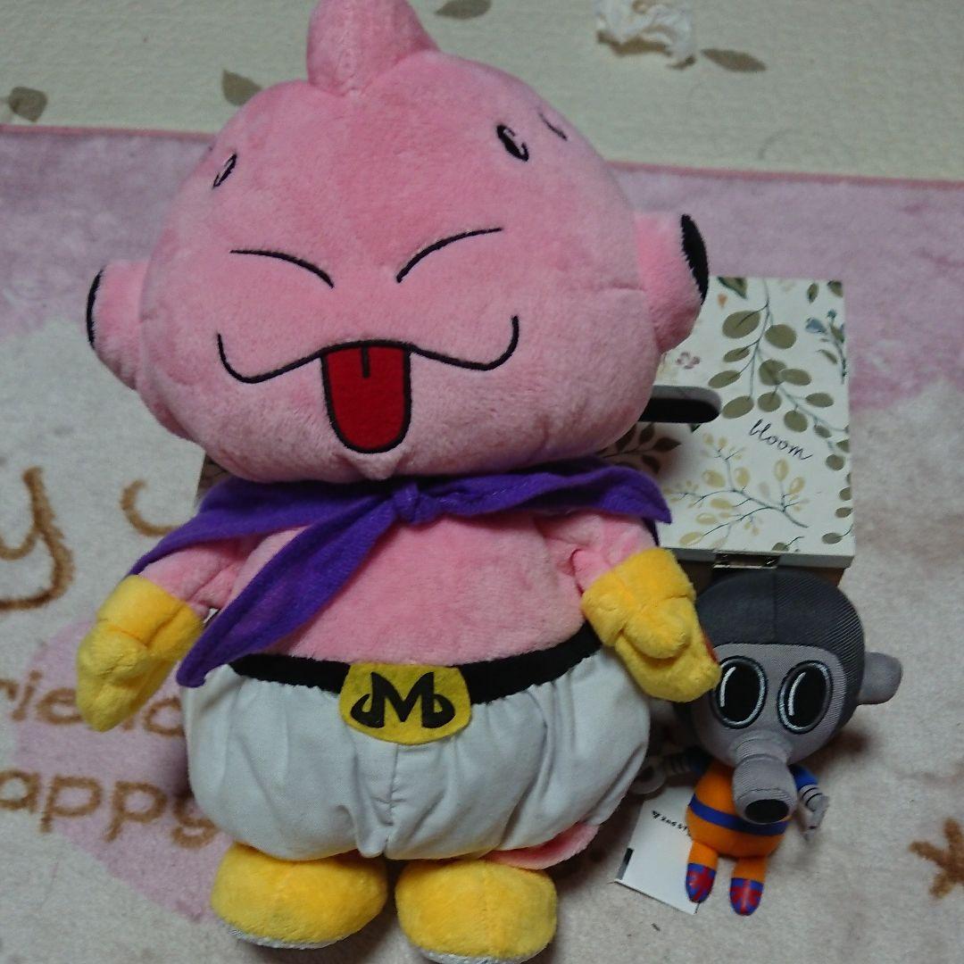 ドラゴンボールZ「歩く魔人ブウのぬいぐるみ×鳥山明ロボぬいぐるみ