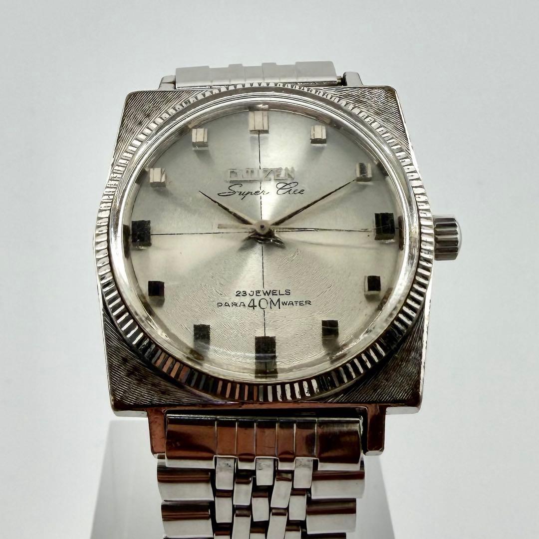 極希少/稼働】シチズン スーパーエース 腕時計 ヴィンテージ 手巻き 23