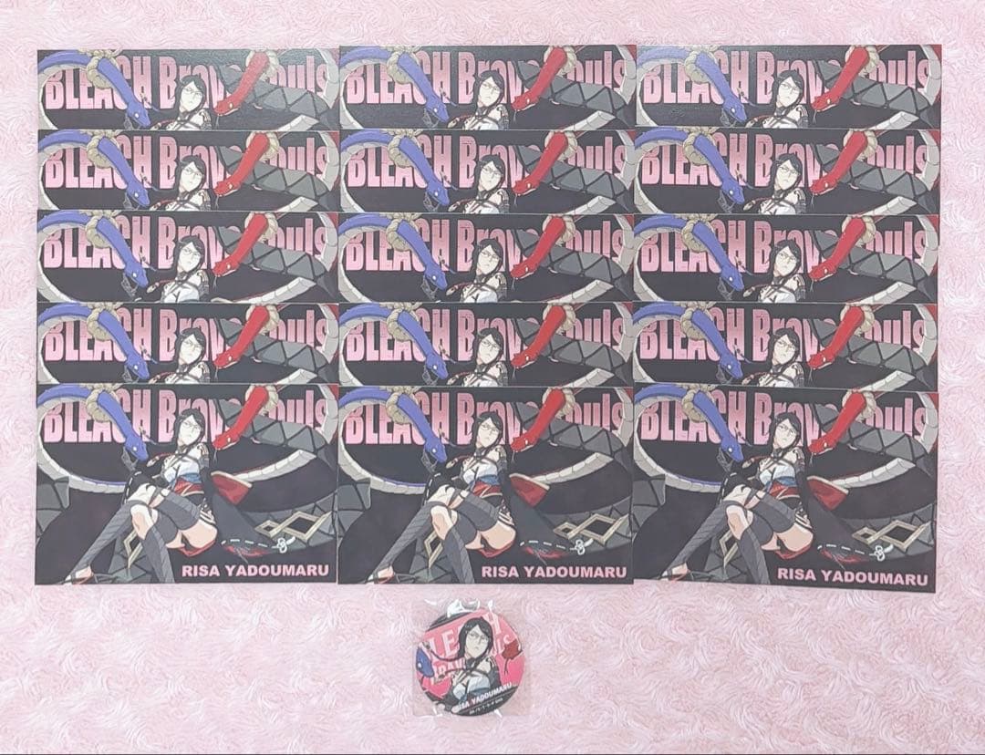 BLEACH ブレソル ポストカード 缶バッジ 矢胴丸リサ - メルカリ