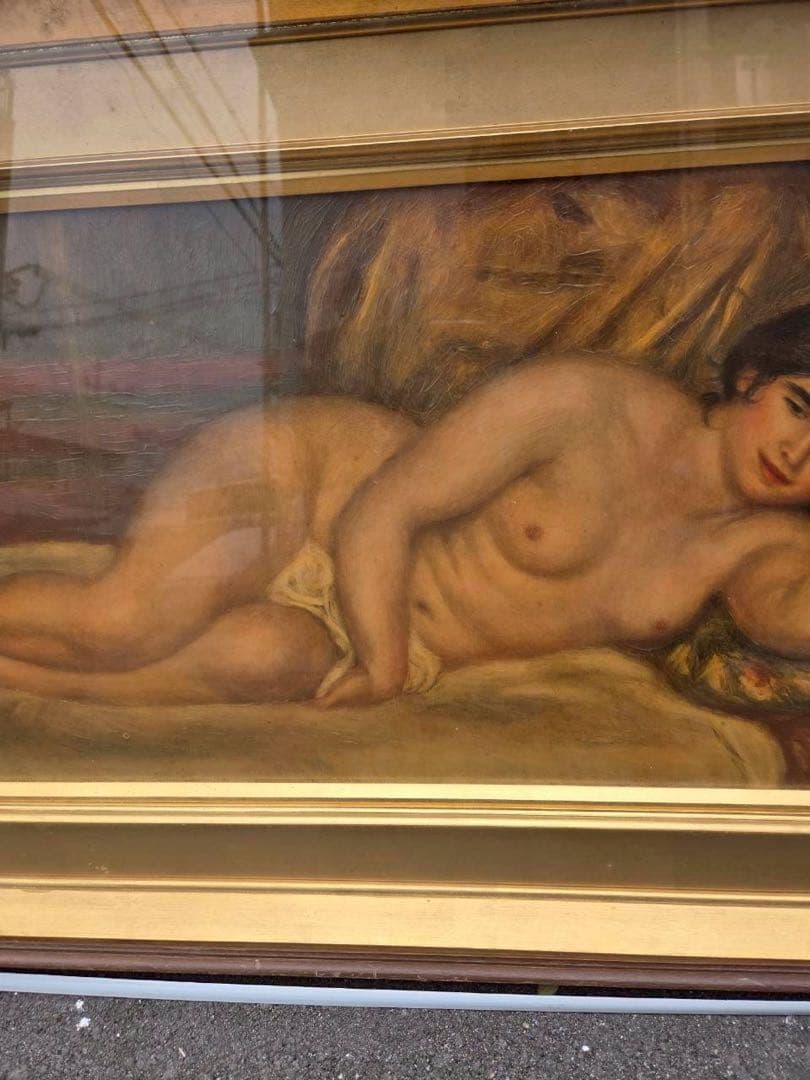 人物画 横たわる裸婦