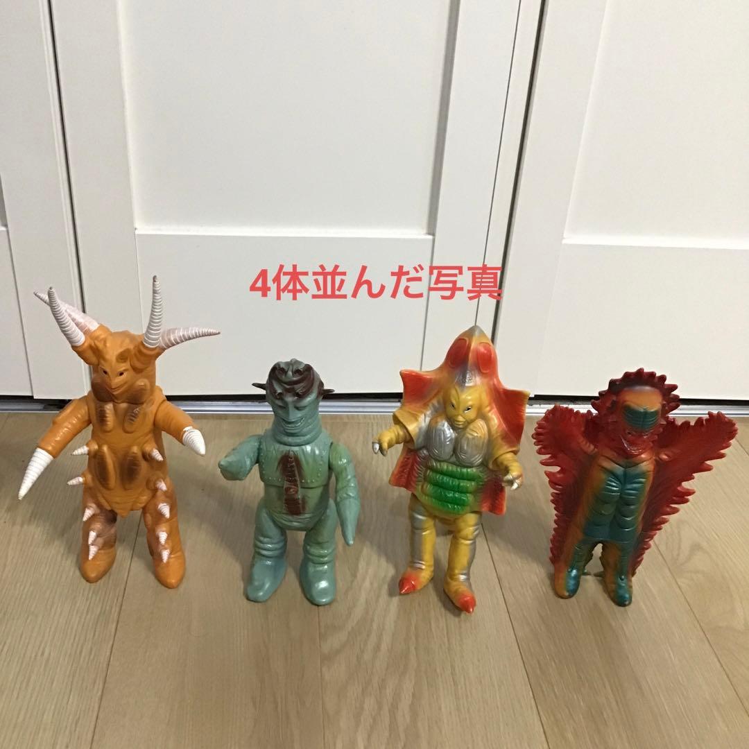 昭和レトロ 当時物 ブルマック ソフビ ミラーマン 怪獣 キティ