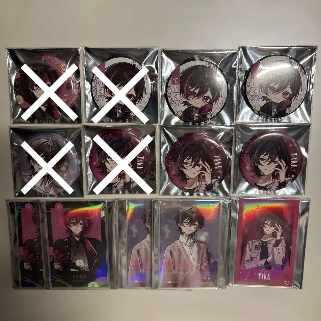 第4弾】EL6缶バッジチェキ風トレカElement Sicksていくまとめ売り