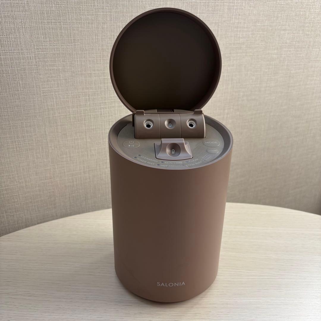 SALONIA ピュアブライトスチーマー ベージュ美顔器 SAL22207BE - メルカリ