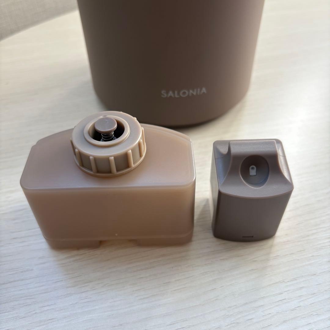 SALONIA ピュアブライトスチーマー ベージュ美顔器 SAL22207BE