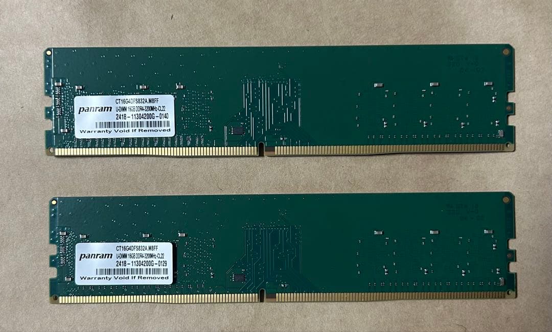 Crucial DDR4-3200 32GB 16×2 デスクトップ メモリ