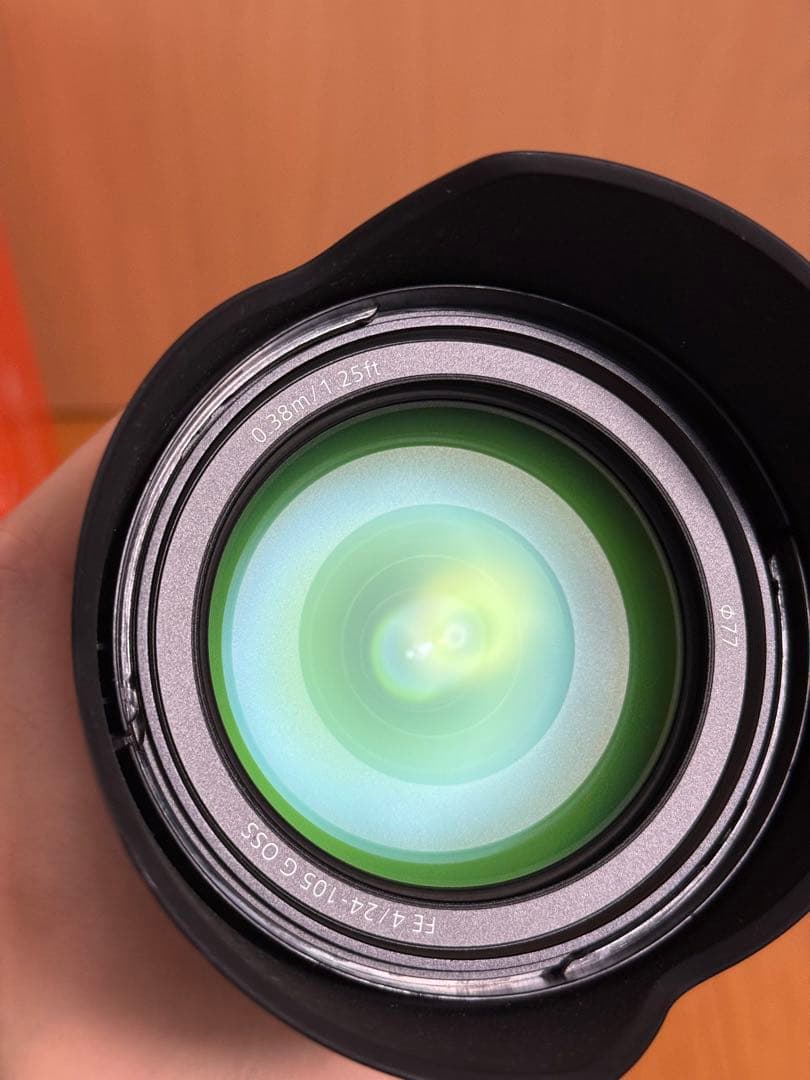 フィルター付きSONY FE 24-105mm F4 G