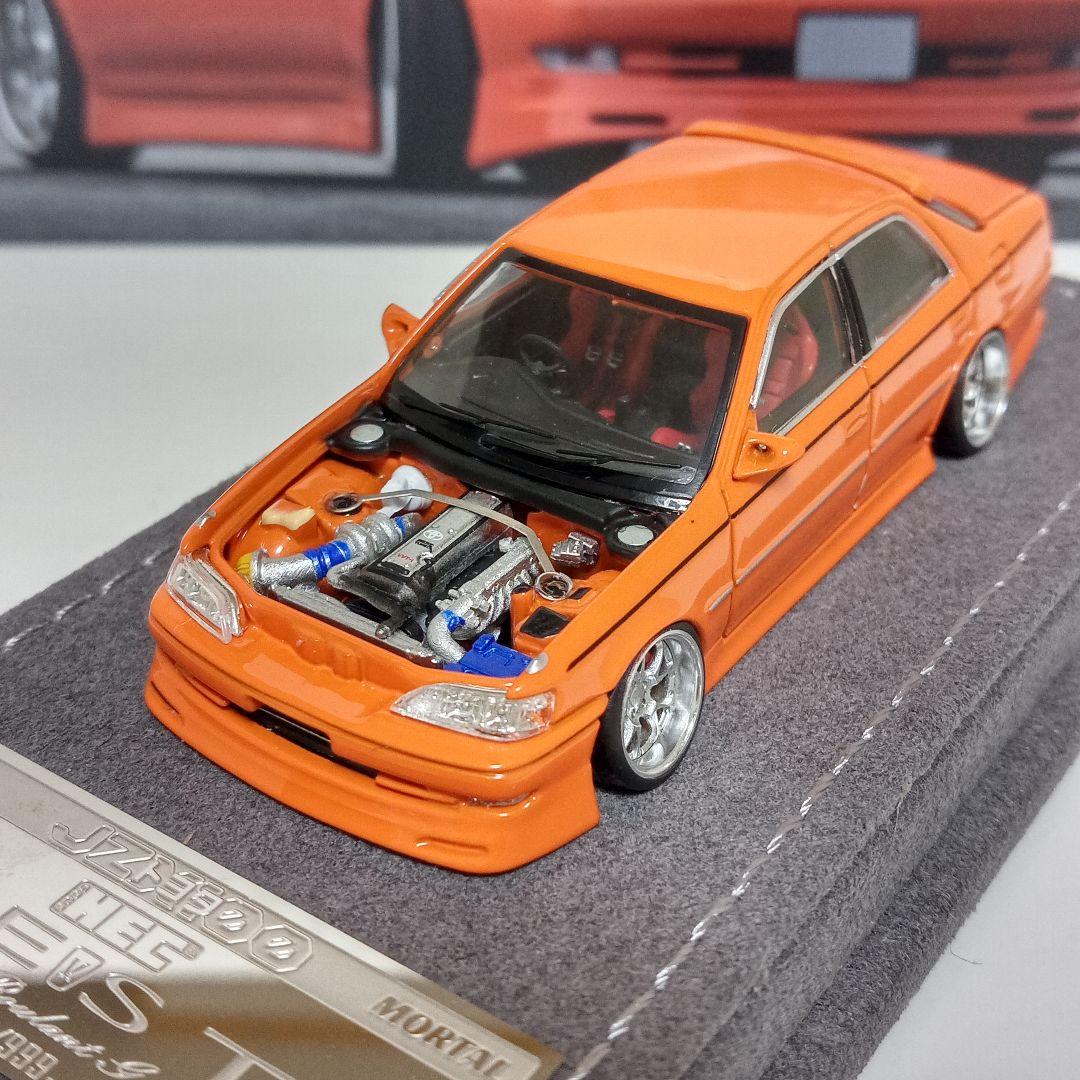 モータルモデル JZX100 クレスタ 改 オレンジ - メルカリ