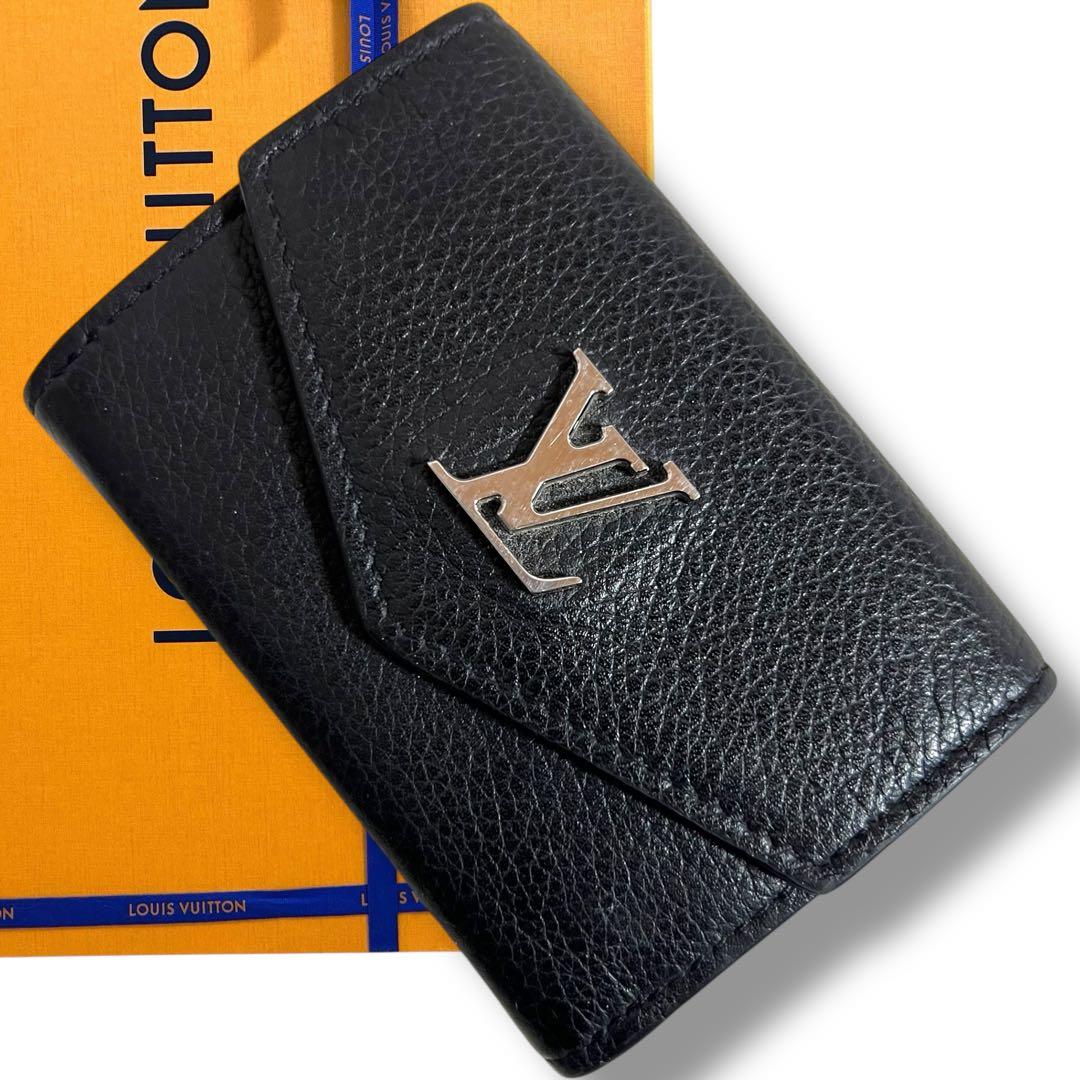 ルイヴィトン ポルトフォイユ ロックミニ ノワール 三つ折り財布