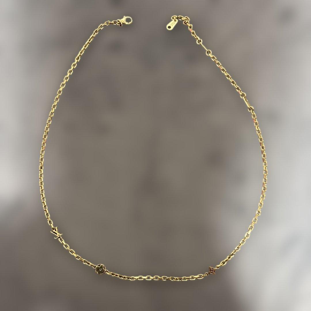 Louis Vuitton チェーンネックレス Louis Vuitton】 コリエ・モノグラム チェーン ネックレス☆ (Louis