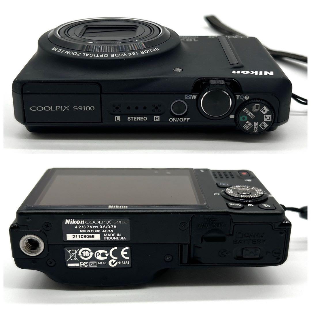 Nikon ニコン COOLPIX S9100 ブラック デジカメ 箱付き