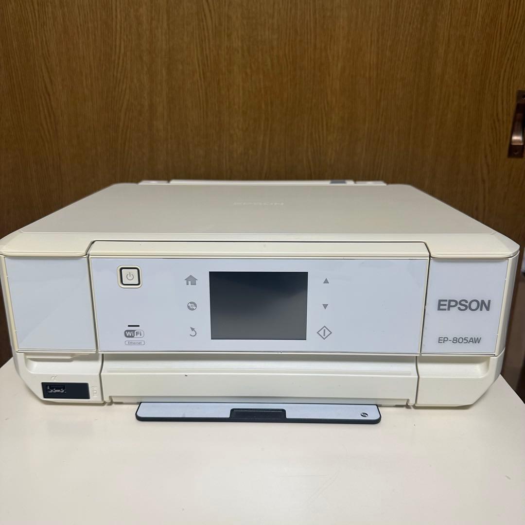 エプソン プリンター EP805AW［ジャンク品］ たくさんの替えインク付き