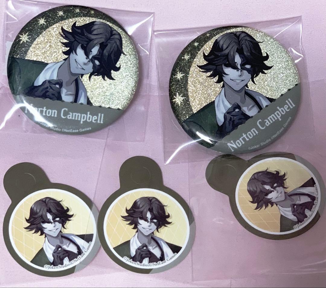 第五人格 フールズ・ゴールド 湯めぐりの径 缶バッジ ドリンクタグ