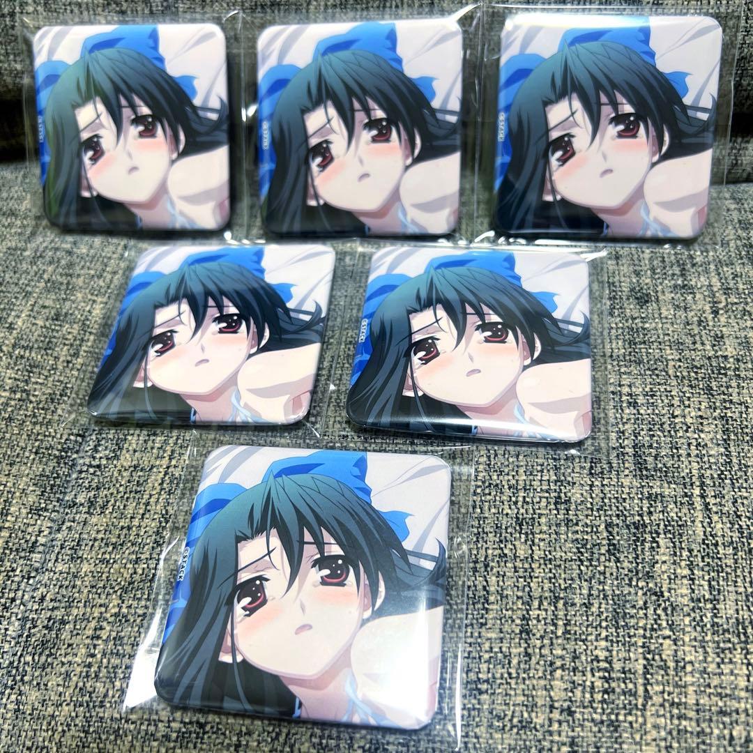 SchoolDays 清浦刹那 ブラインド ランダム スクエア缶バッジ 6個