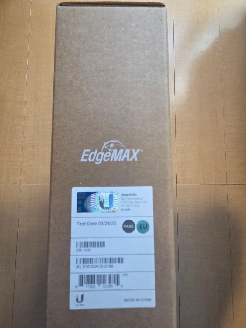 Ubiquiti EdgeRouter 10X（ER-10X）新品・未開封
