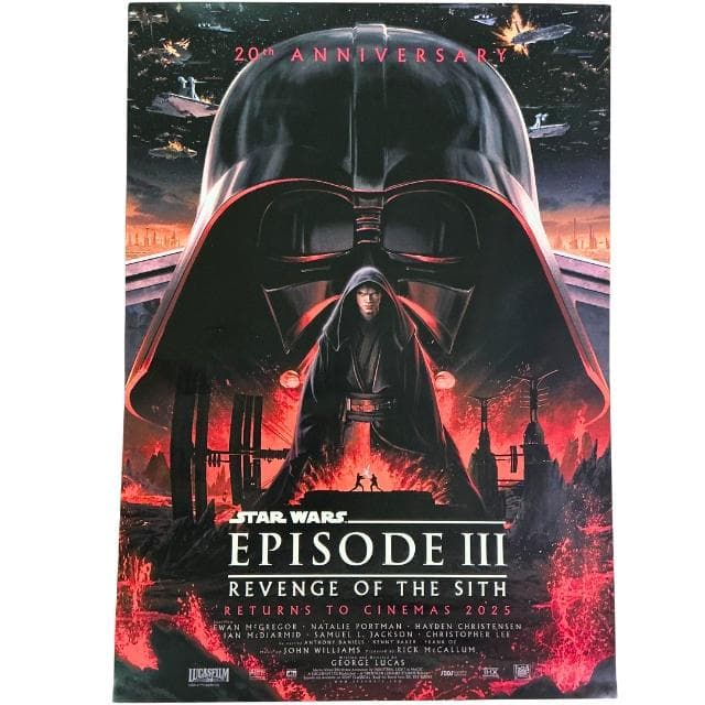 スターウォーズ EP3 シスの復讐 ポスター 20周年記念 未開封 - メルカリ