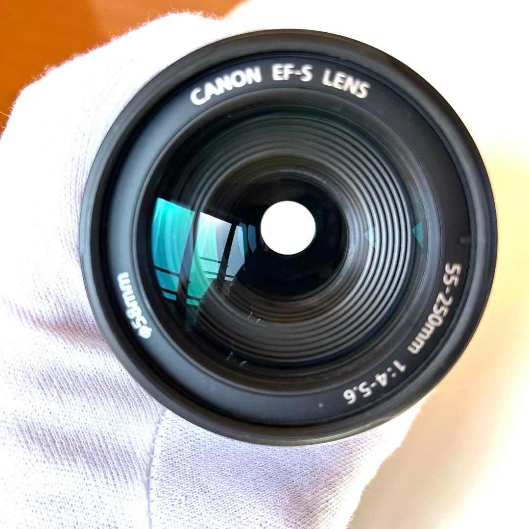 【美品】Canon EF-S 55-250mm f/4-5.6IS ズームレンズ